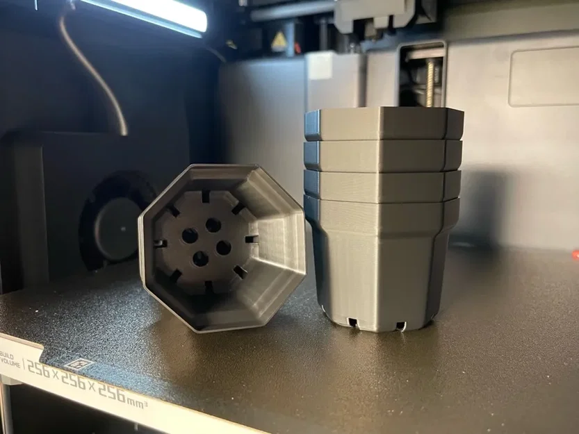 Bộ sưu tập chậu cây in 3D đa dạng: Thiết kế mặt trăng và hiện đại - Image 5