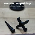 Cọc cắm đất vặn xoắn cho đèn sân vườn dùng bộ chuyển đổi 4-pin - Thumbnail 1