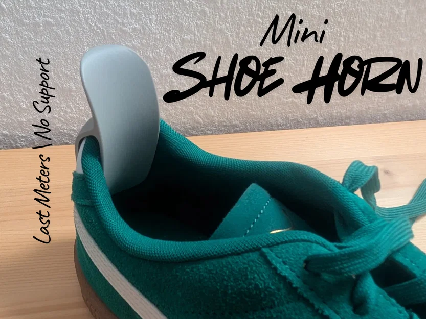 Dụng cụ xỏ giày Mini (Mini Shoe Horn) in 3D tiện lợi - Image 1