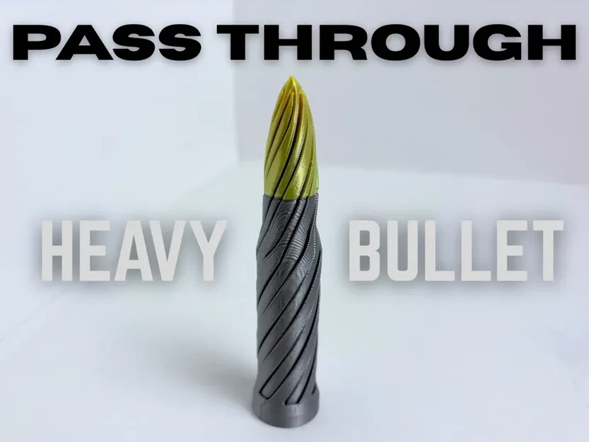 Heavy Bullet Spiral Passthrough Fidget: Đồ chơi xoắn ốc độc đáo - Image 1