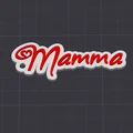 Móc khóa Mamma - Phong cách Love - Bảng tên cá nhân - Thumbnail 1