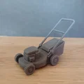 Mô hình máy cắt cỏ mini 3D cho búp bê và trang trí tiểu cảnh - Thumbnail 4