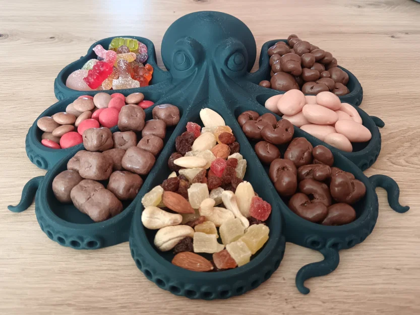 Khay đựng đồ hình bạch tuộc (Octopus Tray) in 3D độc đáo - Image 1