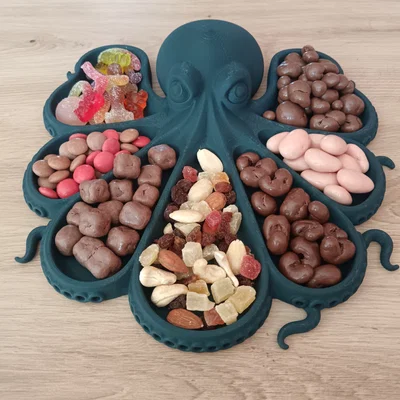 Khay đựng đồ hình bạch tuộc (Octopus Tray) in 3D độc đáo
