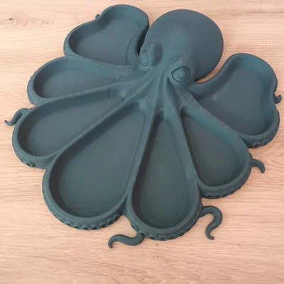 Khay đựng đồ hình bạch tuộc (Octopus Tray) in 3D độc đáo