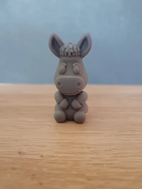 Mô hình chú lừa nhỏ 3D (Cute Donkey) trang trí cực xinh xắn - Image 3