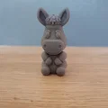 Mô hình chú lừa nhỏ 3D (Cute Donkey) trang trí cực xinh xắn - Thumbnail 3
