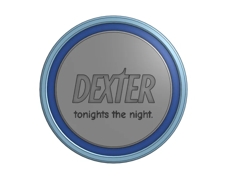 Đế lót ly Dexter (Dexter Coaster) in 3D độc đáo cho người hâm mộ - Image 1