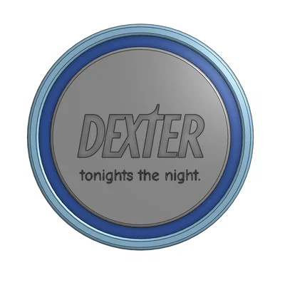 Đế lót ly Dexter (Dexter Coaster) in 3D độc đáo cho người hâm mộ