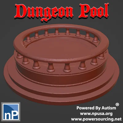 Dungeon Pool - Mô hình Hồ Nước Hầm Ngục cho Tabletop RPG