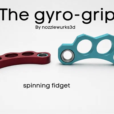 The Gyro-Grip - Con quay fidget cầm tay độc đáo