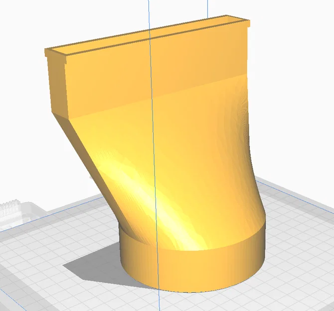 Đầu nối ống thông gió cửa sổ 4 inch (Window Vent) in 3D - Image 1