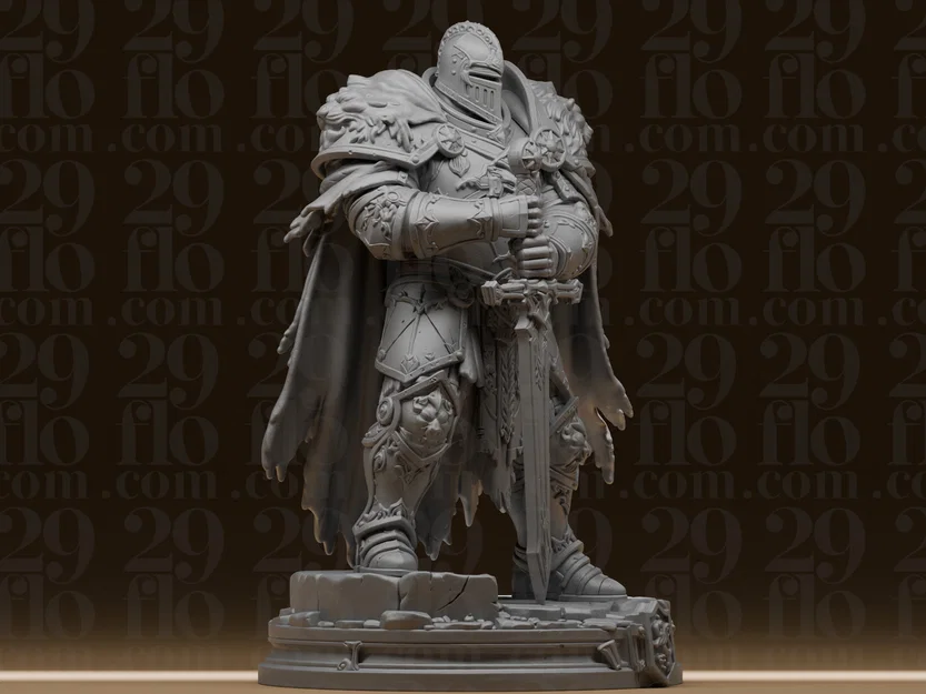 Tượng Hiệp Sĩ Sư Tử #162 - Mô hình Paladin giáp trụ tinh xảo - Image 2
