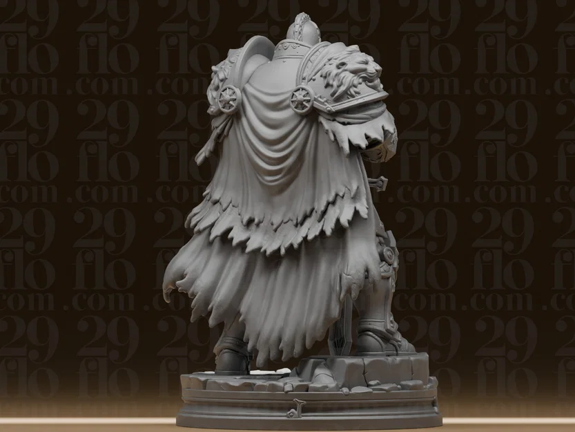 Tượng Hiệp Sĩ Sư Tử #162 - Mô hình Paladin giáp trụ tinh xảo - Image 3