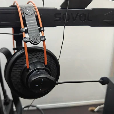 Ngàm gắn Micro cho tai nghe AKG K712 Pro (Mod Mic Mount) 3D