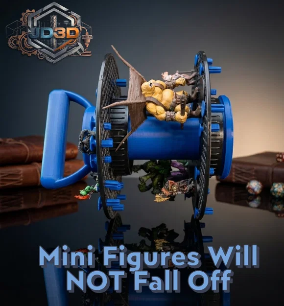 Tháp trưng bày và kệ di chuyển mô hình mini - Tận dụng cuộn nhựa in Prusa - Image 3