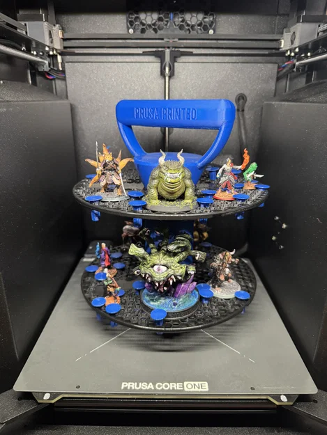 Tháp trưng bày và kệ di chuyển mô hình mini - Tận dụng cuộn nhựa in Prusa - Image 5
