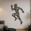 Mô hình treo tường Running Man 2D Wall Art STL - Thumbnail 1
