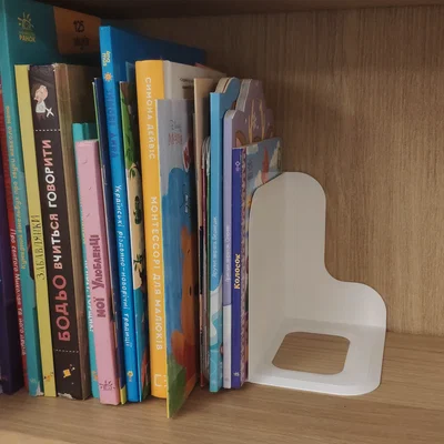 Kẹp giữ sách để bàn 3D (Simple Shelf Book Holder) gọn gàng