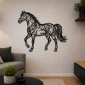 Tranh treo tường nghệ thuật 2D hình chú ngựa (Horse 2D Wall Art) - Thumbnail 1
