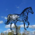 Tranh treo tường nghệ thuật 2D hình chú ngựa (Horse 2D Wall Art) - Thumbnail 3