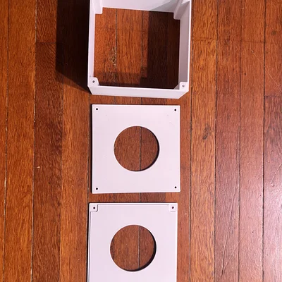 Bộ chuyển đổi ống thoát máy sấy cho gạch kính 4 inch