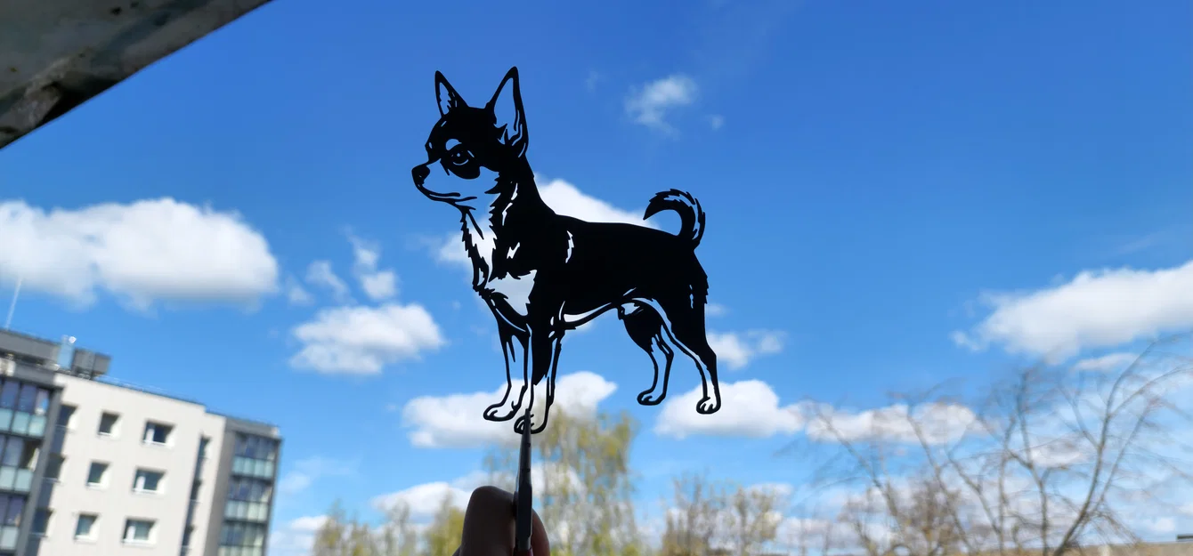 Tranh Treo Tường 2D Hình Chú Chó Chihuahua - Image 2