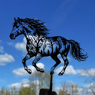 Tranh treo tường 2D - Ngựa rừng Forest Horse