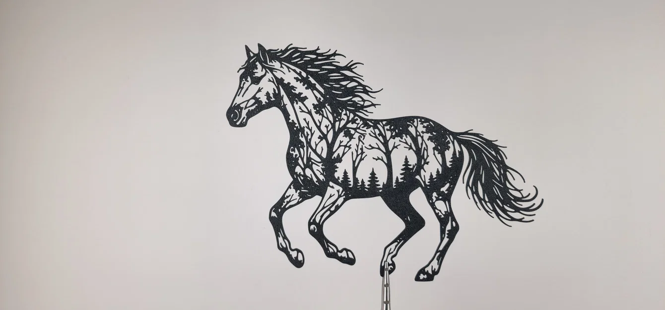 Tranh treo tường 2D - Ngựa rừng Forest Horse - Image 3