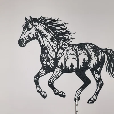 Tranh treo tường 2D - Ngựa rừng Forest Horse