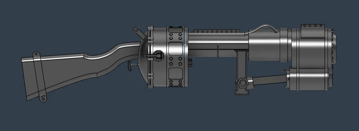 Súng Railway rifle từ Fallout 3 - Image 1