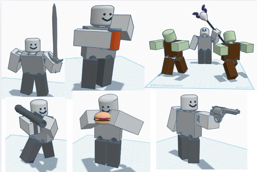 [MỚI] Mô hình nhân vật Roblox V3.5 cùng phụ kiện kinh điển - Image 1