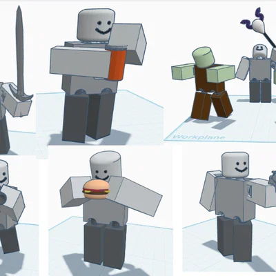 [MỚI] Mô hình nhân vật Roblox V3.5 cùng phụ kiện kinh điển