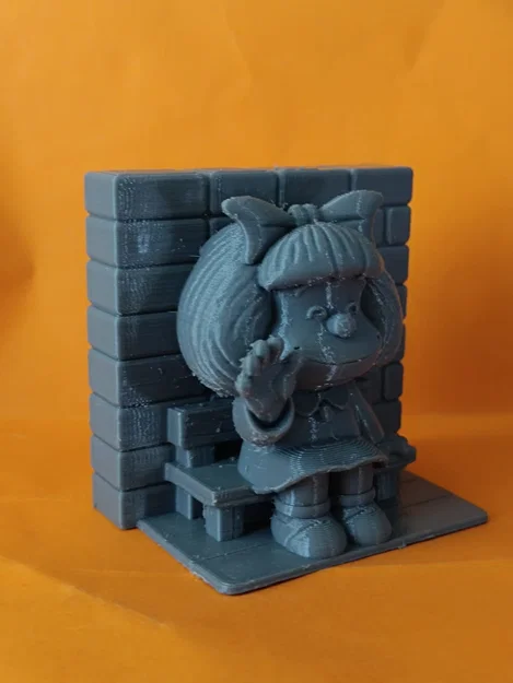 Mô hình Mafalda ngồi trên ghế dài - Fan art - Image 1