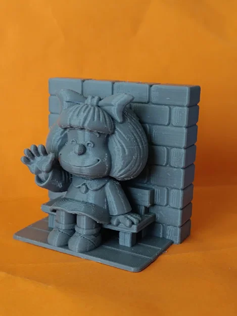 Mô hình Mafalda ngồi trên ghế dài - Fan art - Image 2