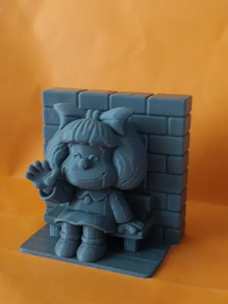 Mô hình Mafalda ngồi trên ghế dài - Fan art - Image 3