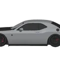 Mô hình Dodge Challenger SRT Hellcat thu nhỏ - Thumbnail 4
