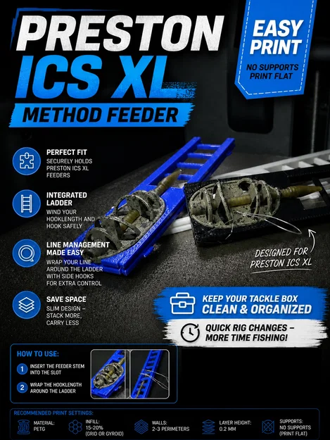 Bộ Tổ chức/Khay quấn dây cho Preston ICS XL Method Feeder - Image 1