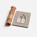 Con lăn họa tiết cửa sổ Gothic cho gốm và đất sét (3D Print) - Thumbnail 1