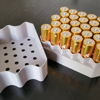 Hộp Đựng 30 Pin AA Có Nắp