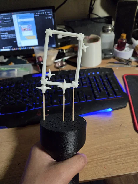 Tay cầm cắm tăm hỗ trợ vẽ mô hình miniature - Image 3