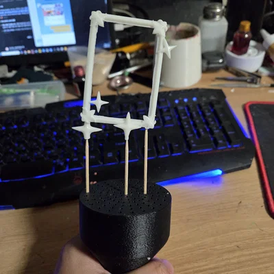 Tay cầm cắm tăm hỗ trợ vẽ mô hình miniature
