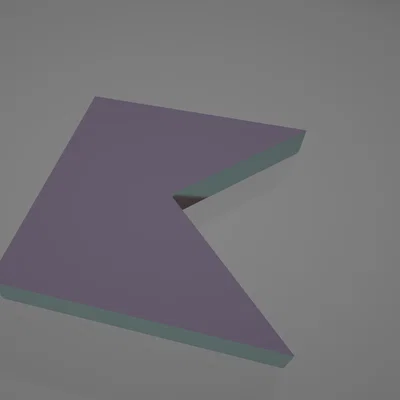 Mô hình trang trí nhân vật Pac-Man tối giản (File in 3D STL)
