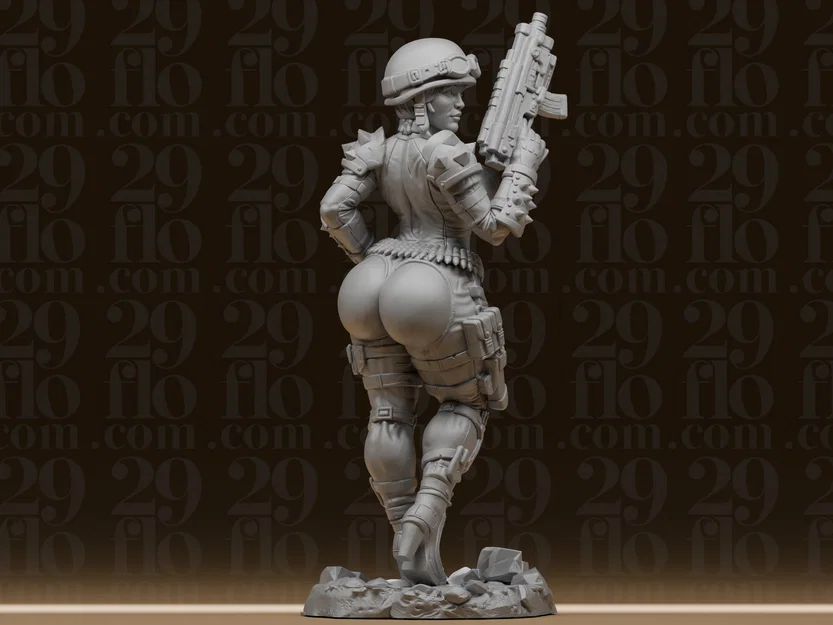 Tượng Nữ Chiến Binh Sci-Fi Quyến Rũ #153 - Mô Hình Lính Chiến Thuật - Image 1