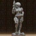 Tượng Nữ Chiến Binh Sci-Fi Quyến Rũ #153 - Mô Hình Lính Chiến Thuật - Thumbnail 3