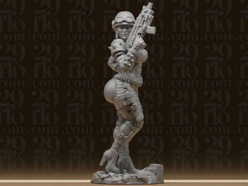 Tượng Nữ Chiến Binh Sci-Fi Quyến Rũ #153 - Mô Hình Lính Chiến Thuật - Image 5