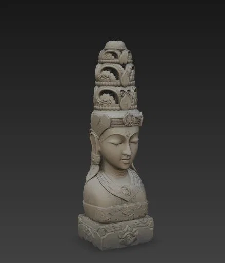 Tượng Phật - Mô hình trang trí phong cách Á Đông - Image 2
