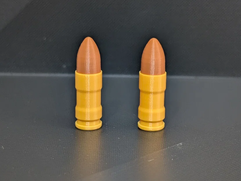 Khuyên tai 3D hình đầu đạn (Earring Gauge Plug) 8mm cực chất - Image 1