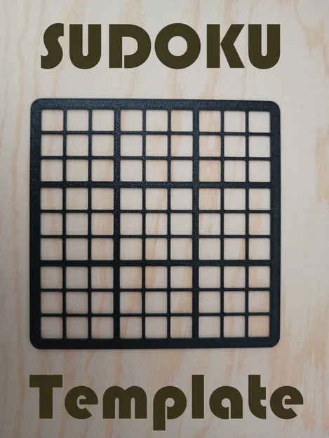 Bản vẽ Sudoku Template - Image 1