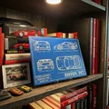 Bản vẽ kỹ thuật Ferrari F40 (Ferrari F40 Blueprint) - Thumbnail 1